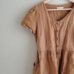 June Isle handmade linen summer dress